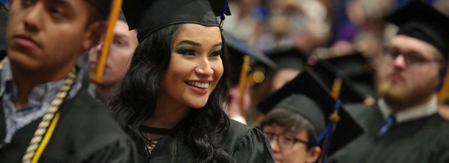 Students at Commencement